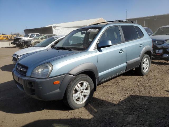 HYUNDAI TUCSON SE 2008 blue  gas KM8JN72D38U866693 photo #1