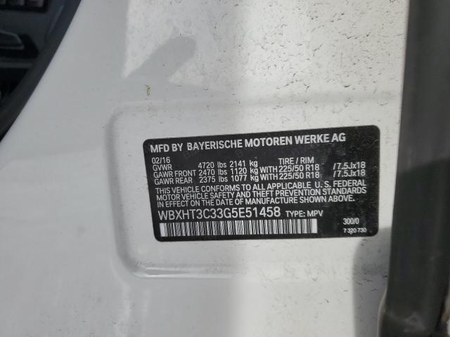 2016 BMW X1 XDRIVE2 - WBXHT3C33G5E51458