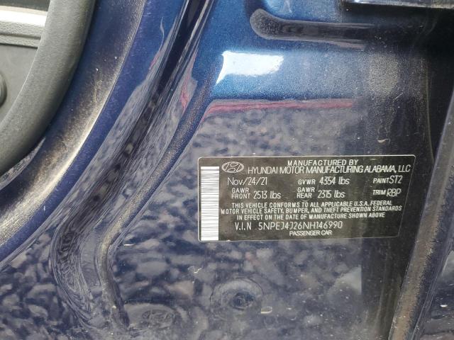 2022 HYUNDAI SONATA SEL - 5NPEJ4J26NH146990