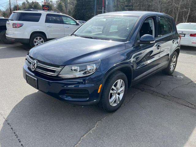 VOLKSWAGEN TIGUAN S 2012 blue 4dr spor gas WVGBV7AX5CW581975 photo #3