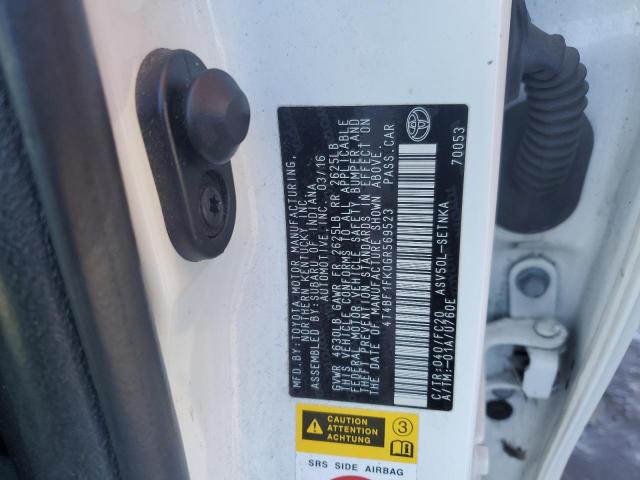 2016 TOYOTA CAMRY LE - 4T4BF1FK0GR569523
