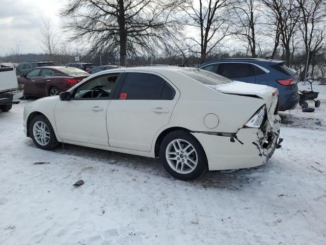 FORD FUSION S 2012 white  gas 3FAHP0GA3CR419984 photo #3