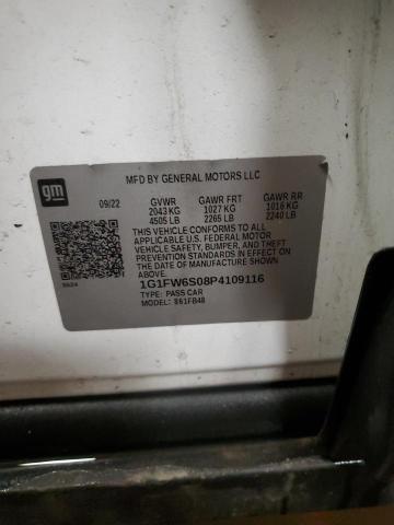 2023 CHEVROLET BOLT EV 1L - 1G1FW6S08P4109116