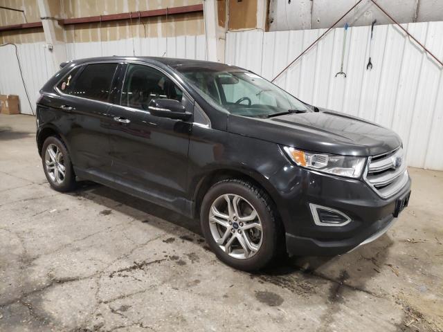 Vin: 2fmtk4k85fbb16444, lot: 44587475, ford edge titanium 20154
