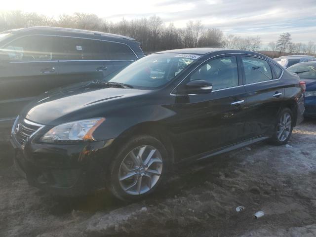 NISSAN SENTRA S 2015 black sedan 4d gas 3N1AB7AP2FY252658 photo #1