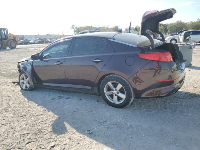 KIA OPTIMA LX 2015 maroon  gas 5XXGM4A70FG384133 photo #3