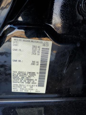 2020 NISSAN ALTIMA S 1N4BL4BV1LC151874