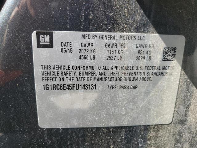 2015 CHEVROLET VOLT - 1G1RC6E45FU143131