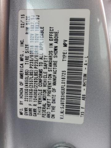 2015 ACURA RDX TECHNO - 5J8TB3H5XFL016725