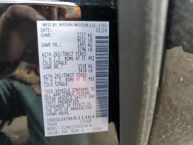 2024 NISSAN FRONTIER S - 1N6ED1EK7RN631464