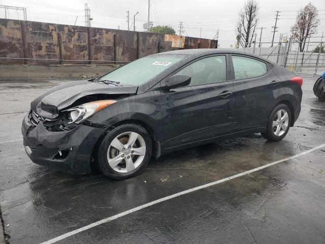 HYUNDAI ELANTRA GL 2013 black  gas 5NPDH4AE7DH344381 photo #1