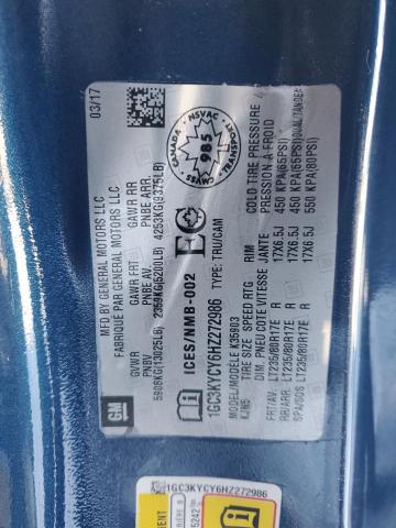 1GC3KYCY6HZ272986 2017 CHEVROLET ALL Models