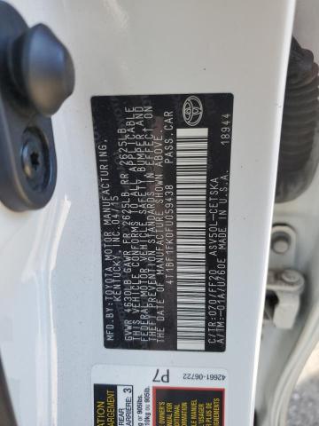 2015 TOYOTA CAMRY LE - 4T1BF1FK0FU059438