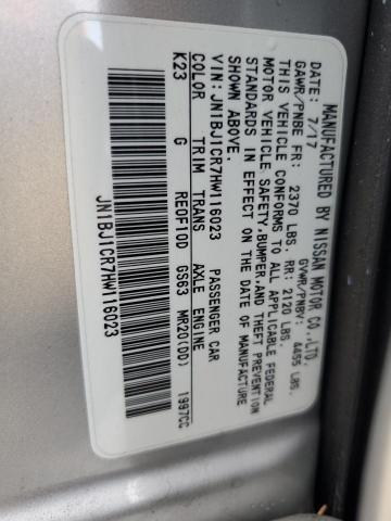 2017 NISSAN ROGUE SPOR - JN1BJ1CR7HW116023