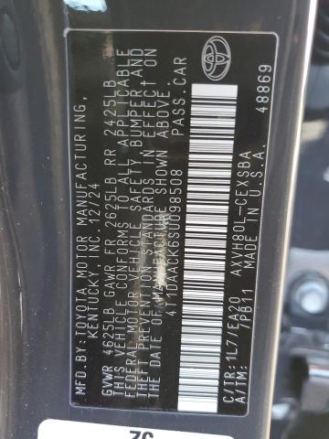 2025 TOYOTA CAMRY XSE - 4T1DAACK6SU098508
