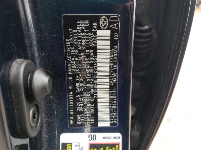 2017 TOYOTA COROLLA L - 2T1BURHEXHC914257