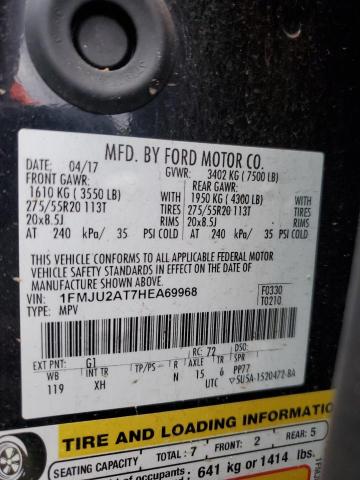 2017 FORD EXPEDITION - 1FMJU2AT7HEA69968