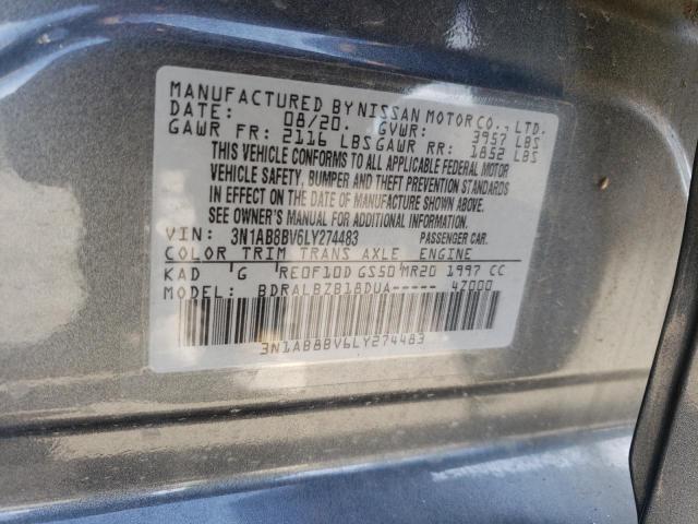 2020 NISSAN SENTRA S - 3N1AB8BV6LY274483