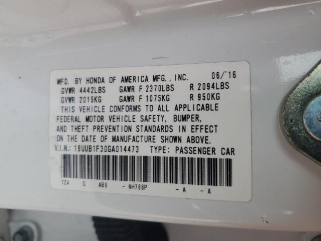 2016 ACURA TLX - 19UUB1F30GA014473