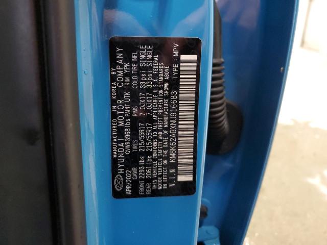 2022 HYUNDAI KONA SEL - KM8K62ABXNU916683