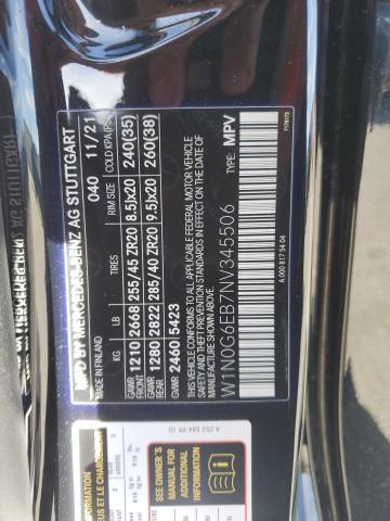 2022 MERCEDES-BENZ GLC 43 4MA - W1N0G6EB7NV345506