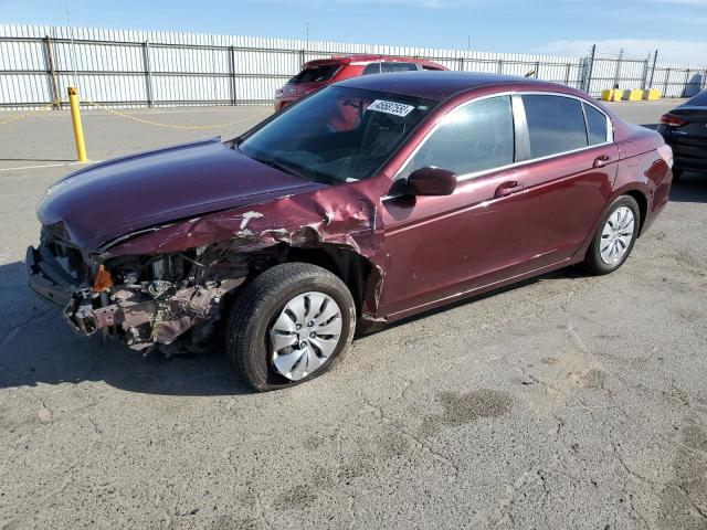 HONDA ACCORD LX 2012 burgundy sedan 4d gas 1HGCP2F34CA067240 photo #1