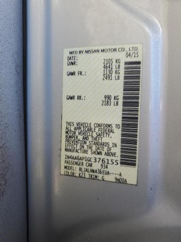 2016 NISSAN MAXIMA 3.5 - 1N4AA6AP1GC376155