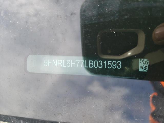 2020 HONDA ODYSSEY EX 5FNRL6H77LB031593