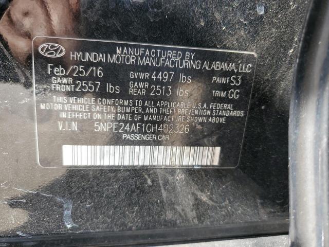 2016 HYUNDAI SONATA SE - 5NPE24AF1GH402326