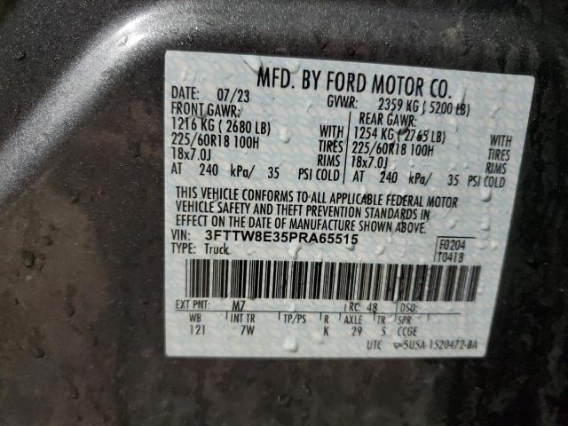 2023 FORD MAVERICK X - 3FTTW8E35PRA65515