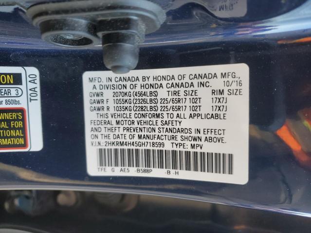 2016 HONDA CR-V SE - 2HKRM4H45GH718599