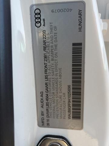 2017 AUDI A3 PREMIUM - WAUB8GFF9H1025696