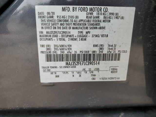 2020 FORD ECOSPORT S - MAJ3S2FE7LC390514