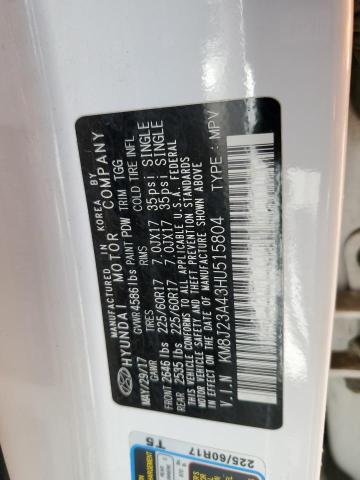 2017 HYUNDAI TUCSON SE - KM8J23A43HU515804