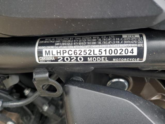 2020 HONDA CBR500 RA MLHPC6252L5100204