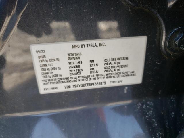 2023 TESLA MODEL Y - 7SAYGDEE8PF889879