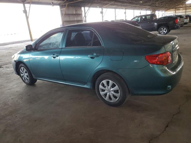 TOYOTA COROLLA BA 2010 teal  gas 1NXBU4EE6AZ285348 photo #3