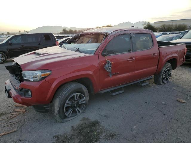 TOYOTA TACOMA DOU 2019 red  gas 5TFAZ5CN7KX080180 photo #1