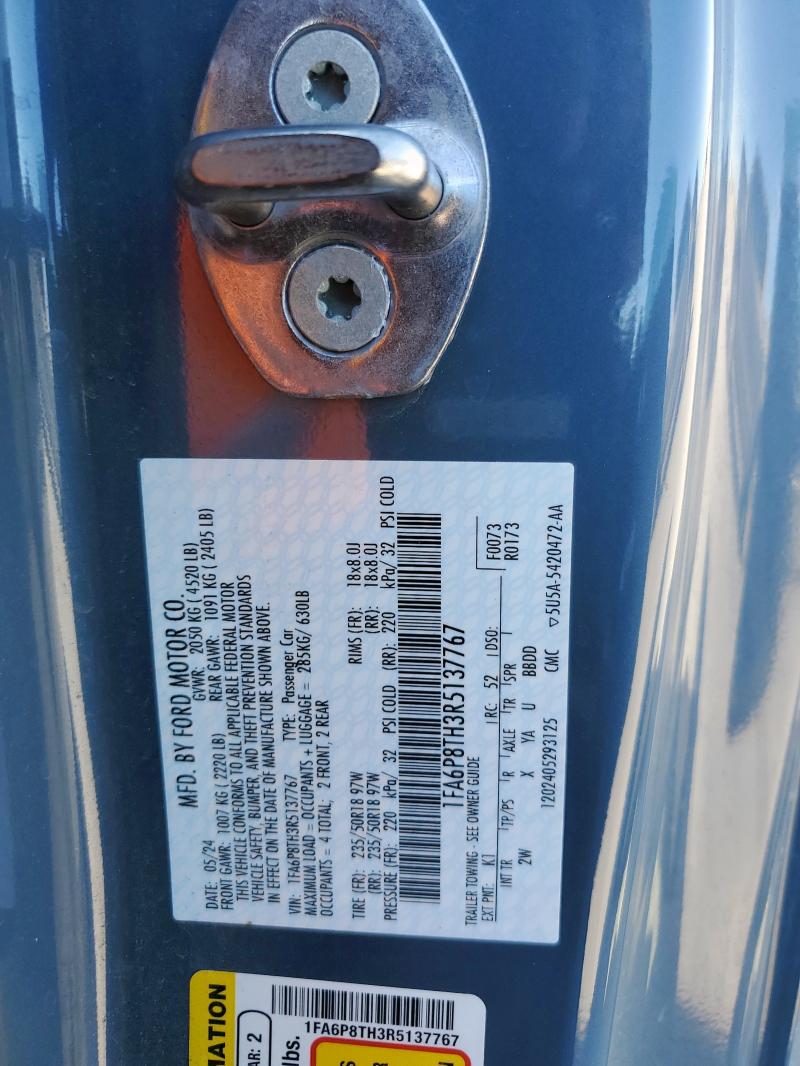 2024 FORD MUSTANG - 1FA6P8TH3R5137767