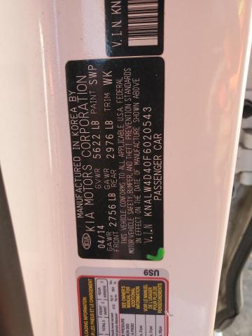 2015 KIA K900 KNALW4D40F6020543