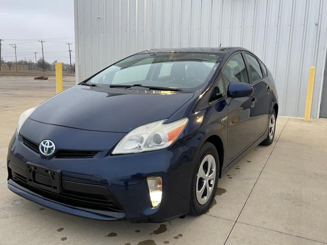 TOYOTA PRIUS 2012 blue hatchbac hybrid engine JTDKN3DU9C1486878 photo #3