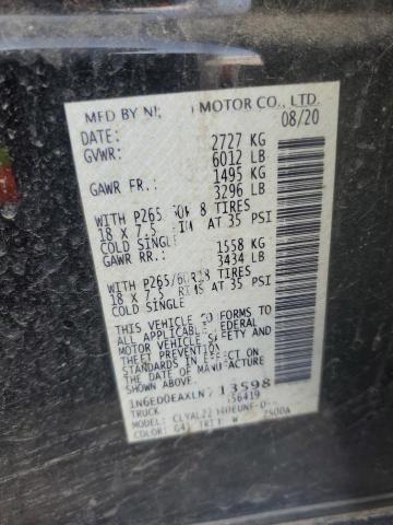 2020 NISSAN FRONTIER S - 1N6ED0EAXLN713598