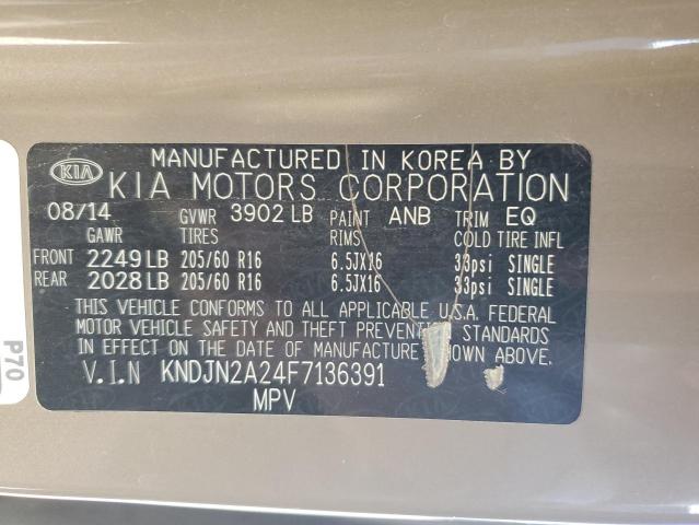 2015 KIA SOUL - KNDJN2A24F7136391