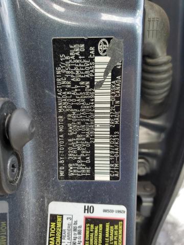 2015 TOYOTA COROLLA L 2T1BURHE0FC344962
