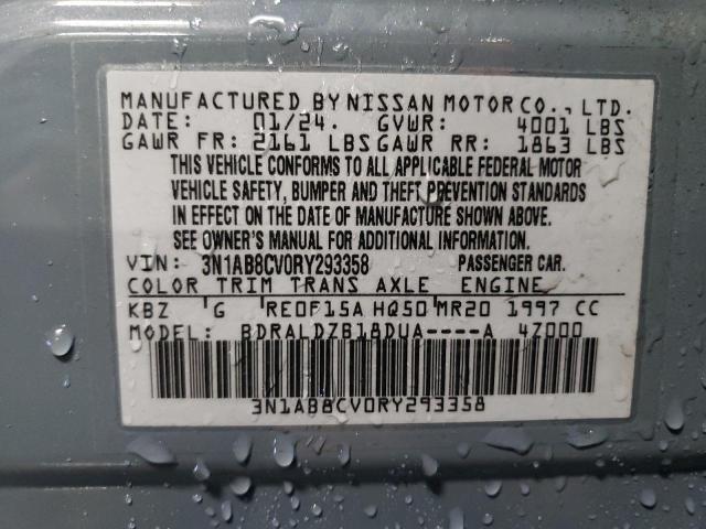 2024 NISSAN SENTRA SV - 3N1AB8CV0RY293358
