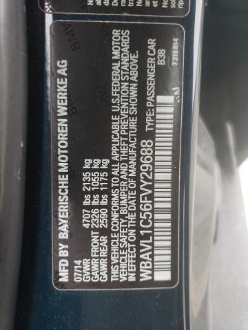 2015 BMW X1 XDRIVE2 - WBAVL1C56FVY29688