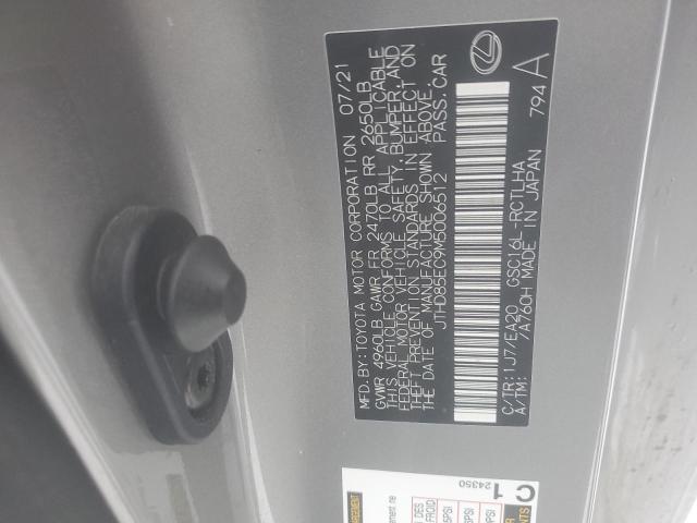 2021 LEXUS RC 300 BAS JTHD85EC9M5006512