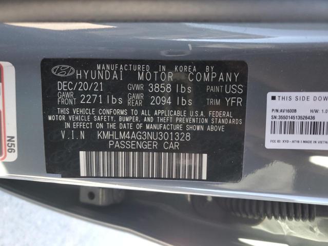 2022 HYUNDAI ELANTRA SE - KMHLM4AG3NU301328