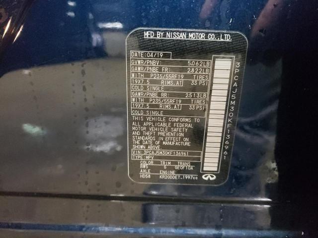 2019 INFINITI QX50 ESSEN - 3PCAJ5M30KF136961