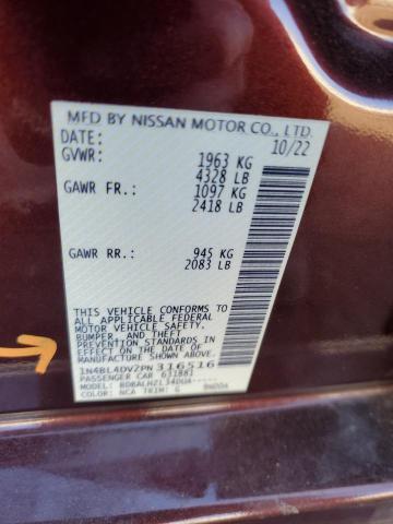 2023 NISSAN ALTIMA SV - 1N4BL4DV2PN316516